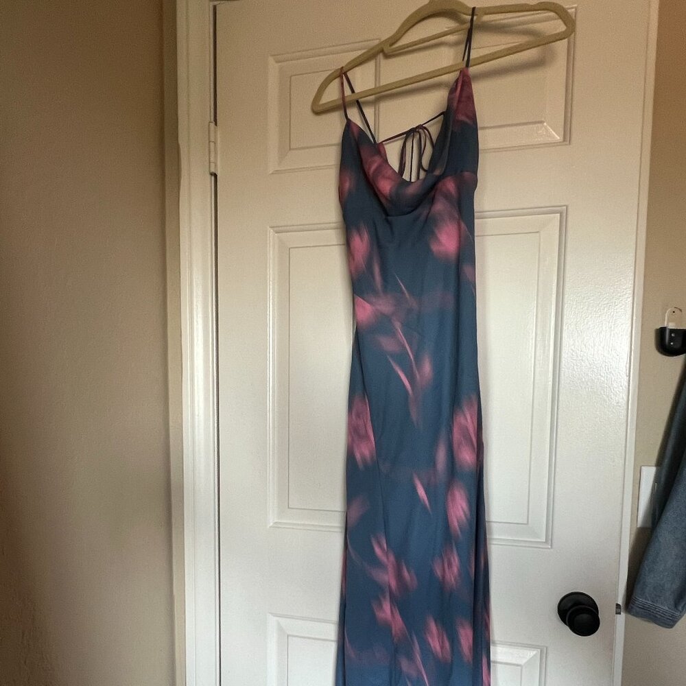 Zara Cowl Neckline Maxi Dress